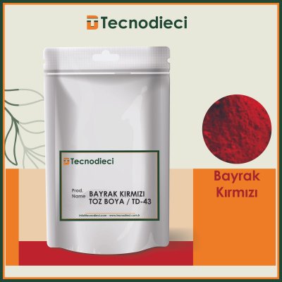 Bayrak Kırmızı Pigment Boya TD 43